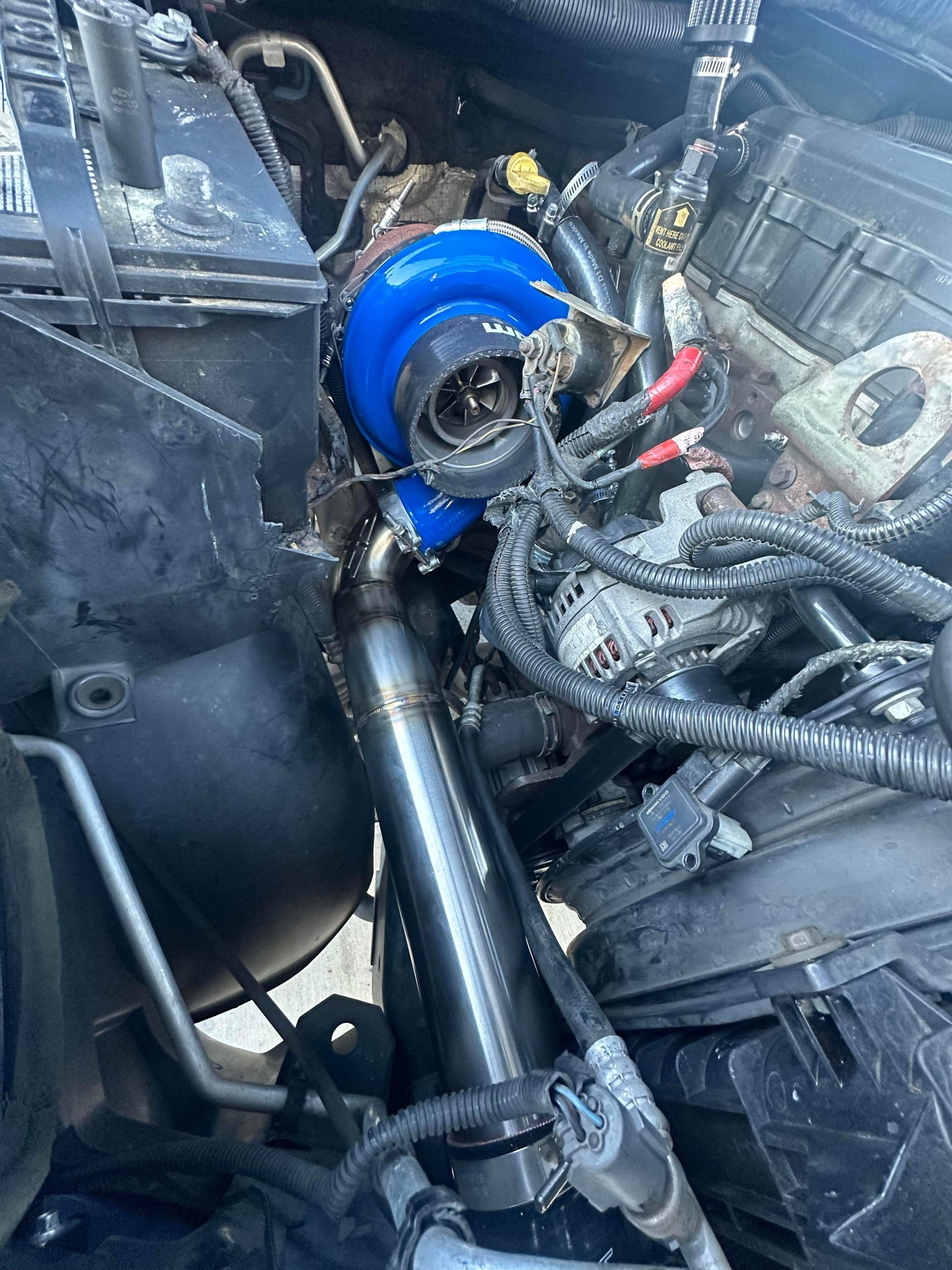 Cummins 03-07 Low Mount 3” Charge Pipe